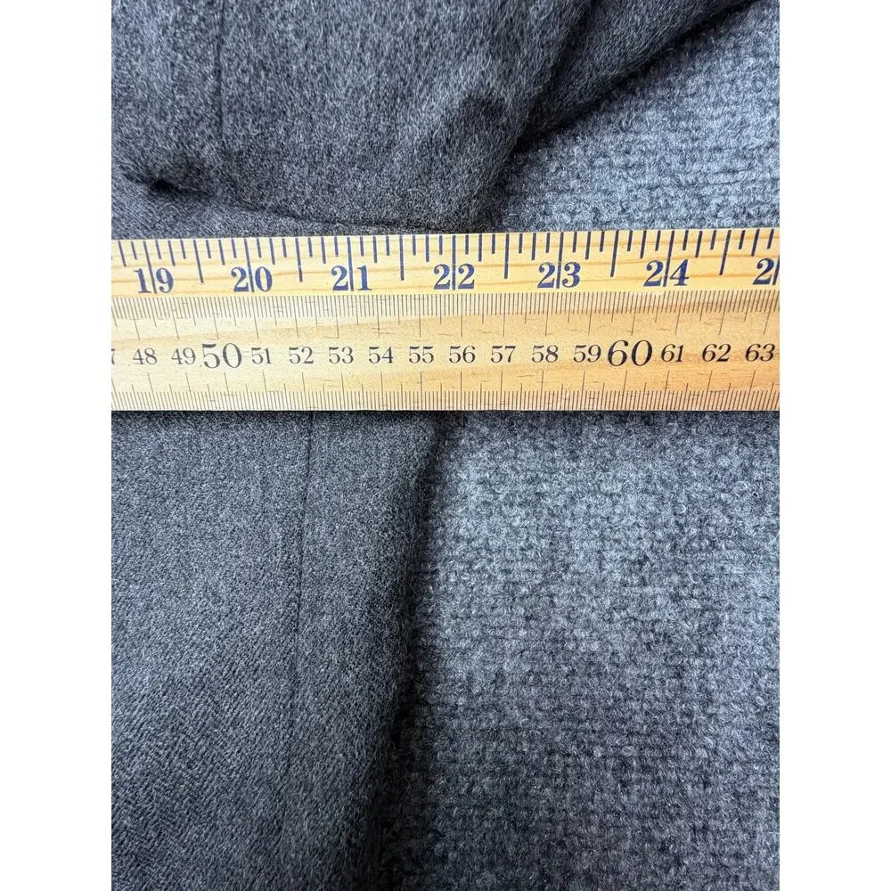 Hickey Freeman Boardroom Mens 43L 100% Camel Hair Gray Blazer USA Union Made
